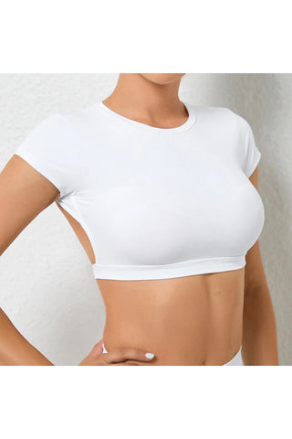 Open-Back Cutout T-Shirt