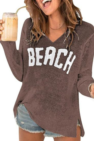 Casual Beach Knit Top