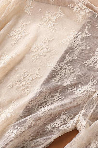 Elegant Lace Floral Blouse