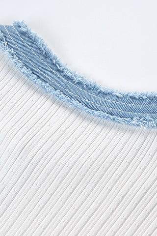 Button-Front Knit Maxi Dress