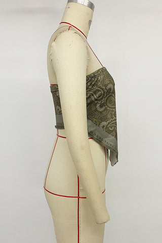 Sleeveless Paisley Print Camisole