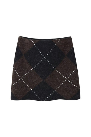 Timeless Plaid Mini Skirt Set