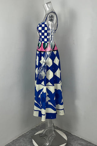 Cherry Graphic Spaghetti Strap Dress