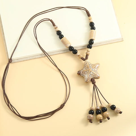 Starfish Beaded Necklace