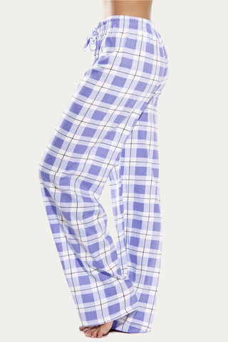 Relaxed Plaid Lounge Pants