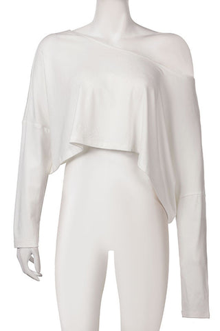 One-Shoulder Asymmetric T-Shirt
