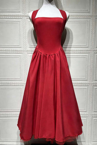 Elegant Halter Neck Evening Dress