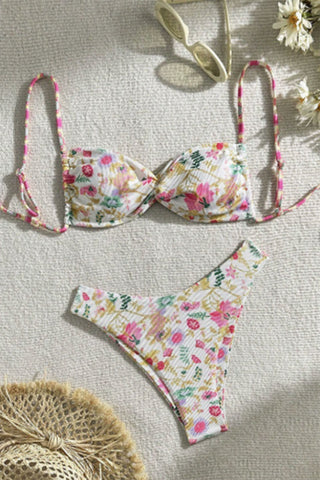 Floral Print Bikini Set