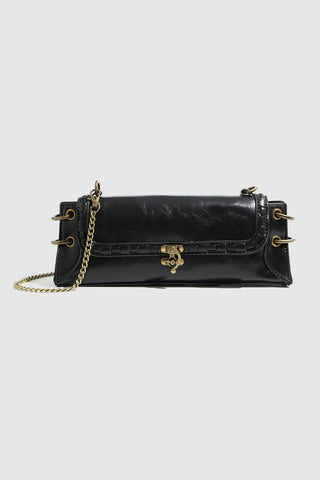 Chain Strap Flap Crossbody Bag