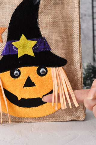 Halloween Character Applique Tote Bag