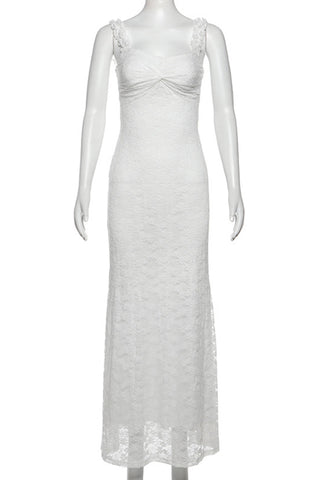 Elegant Lace Vacation Dress