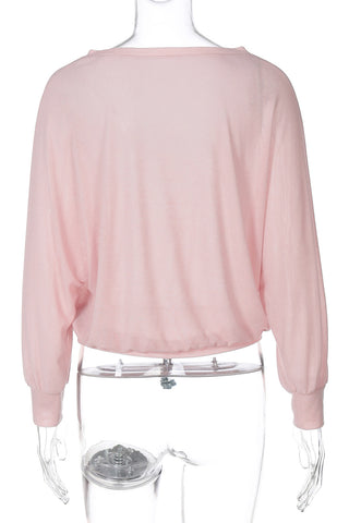 V-Neck Relaxed-Fit Blouse