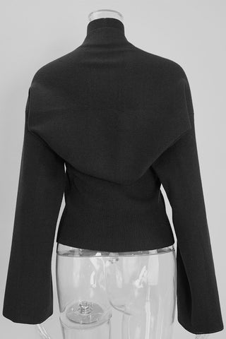 Two Piece Mock Neck Sweater Set
