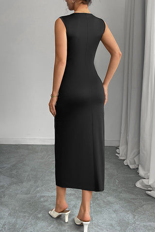 Elegant Bow Accent Casual Dress