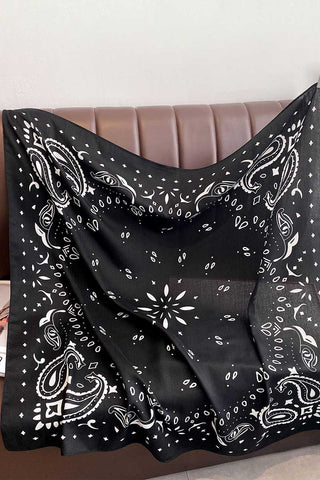 Paisley Print Square Scarf