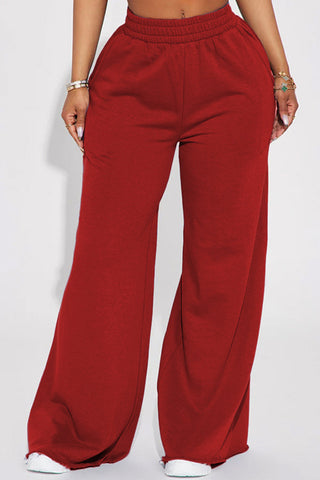 Wide-Leg Casual Pants