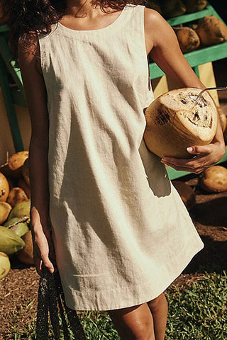 Backless Sleeveless Mini Dress