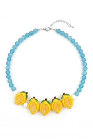 Fruit-Shaped Beaded Necklace
