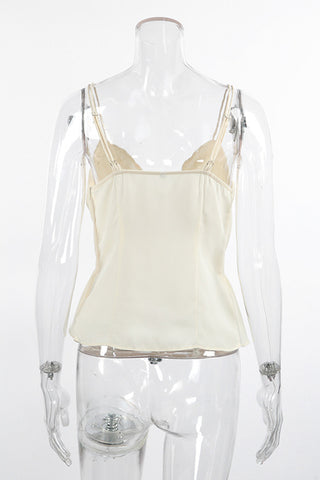 Ruched V-Neck Camisole Top