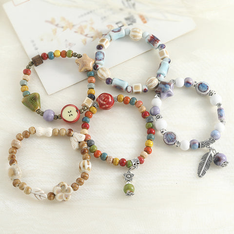 Multi-Shape Bead Bracelet