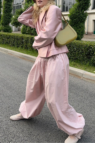 Elastic Waist Balloon Pants