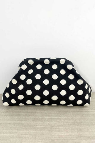 Polka Dot Soft Pouch Bag