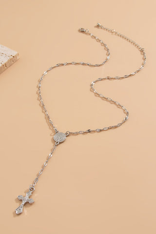 Cross Pendant Y Necklace