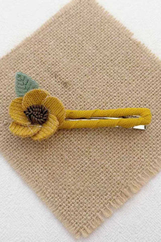 Floral Lace Ruffle Hair Clip