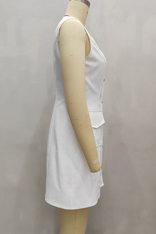 Casual Floral Sleeveless Dress