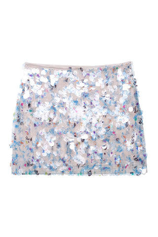 Sequin A-Line Mini Skirt