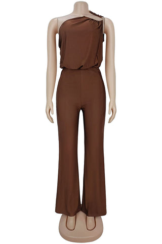 Elegant One-Shoulder Jumpsuit