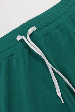 Zip-Up Crop Top and Wide-Leg Pants Set