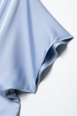 Elegant V-Neck Midi Dress