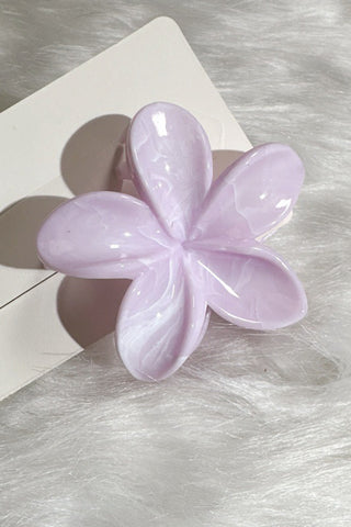 Flower-Shaped Hair Claw Clip