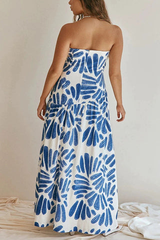 Strapless Maxi Vacation Dress