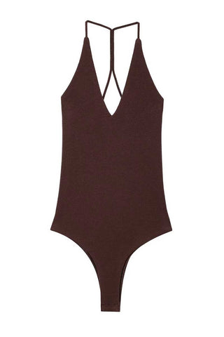 V-Neck Sleeveless Cutout Bodysuit
