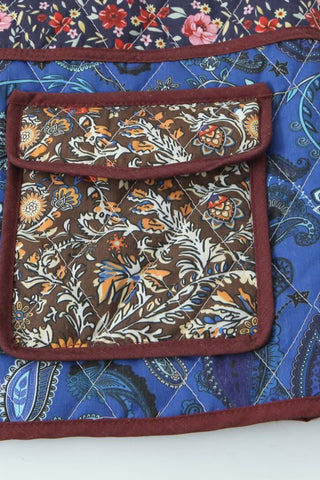 Patchwork Floral Quilted Coat