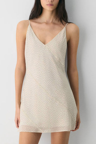 Tie Strap Wrap Mini Dress
