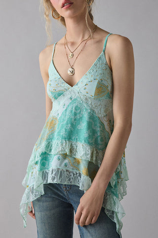 Layered Hem Camisole Top