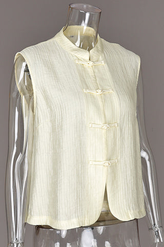 Sleeveless Knot-Detail Tank Top