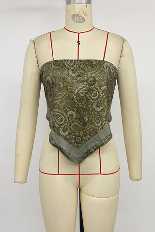 Sleeveless Paisley Print Camisole