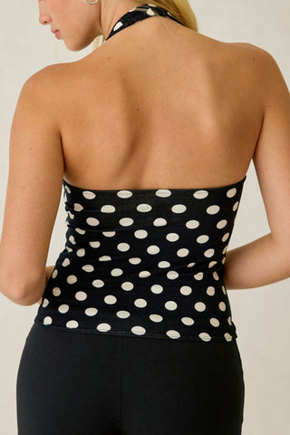 Ruched Halter Crop Top