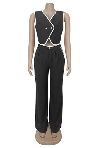 Elegant Two-Piece Pants Set