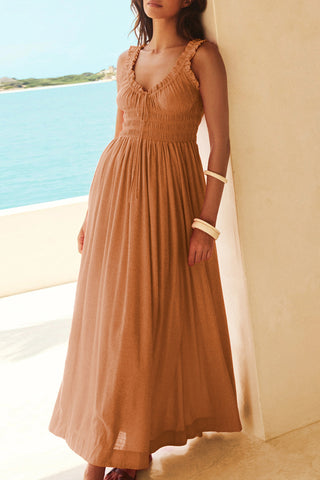 Smocked Maxi Summer Dress