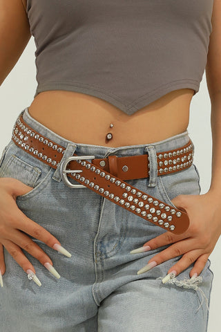 Studded Buckle Belt