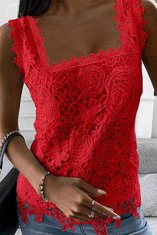 Sleeveless Lace Camisole Top
