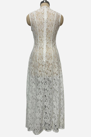 Sleeveless A-Line Evening Dress