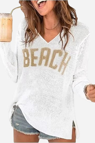 Casual Beach Knit Top