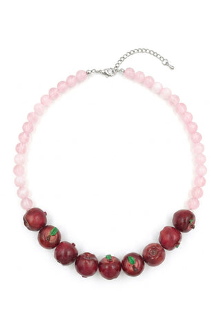 Fruit-Shaped Beaded Necklace