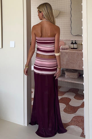 Strapless Sheer Skirt Set